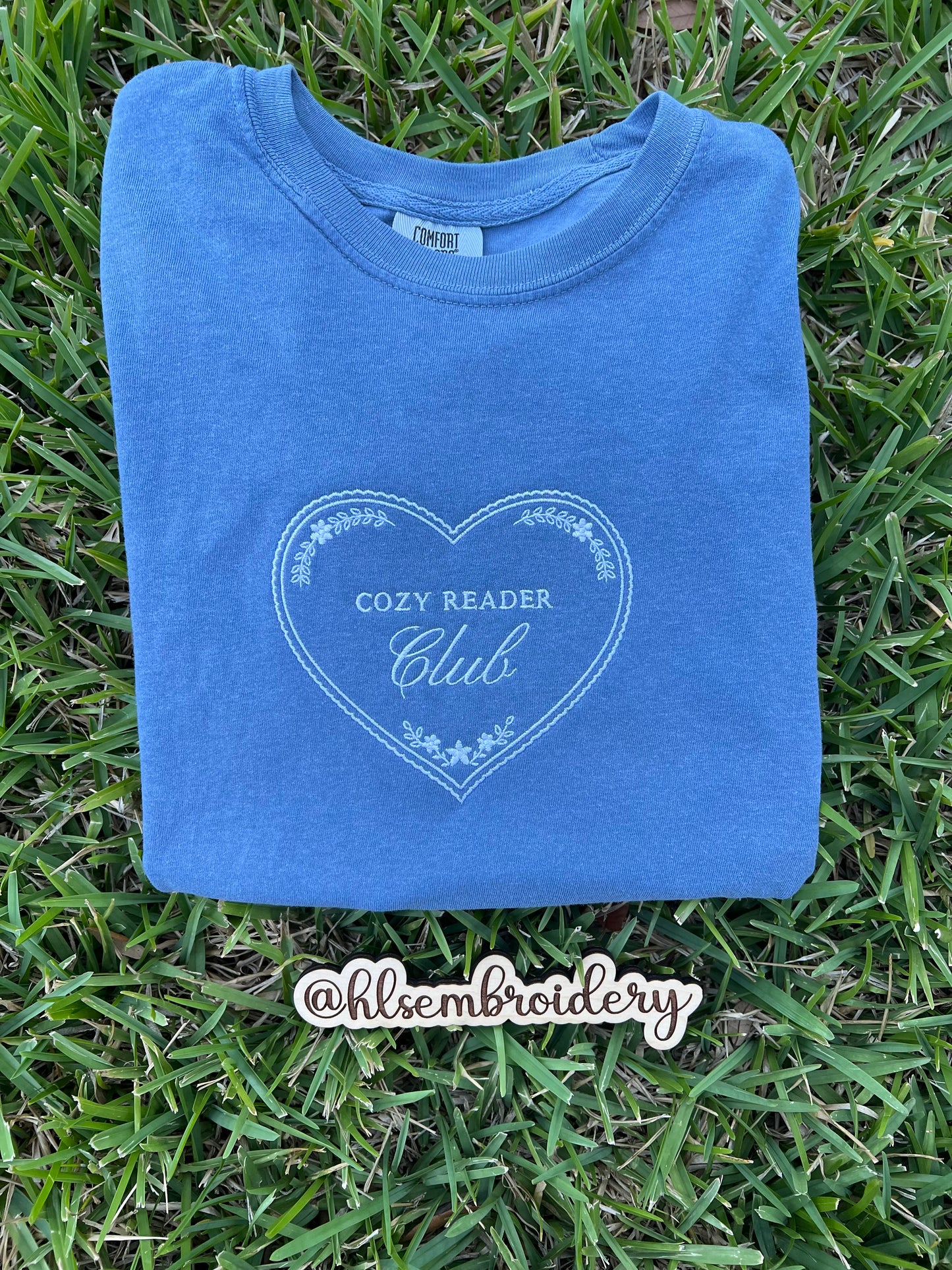 Cozy Reader Club — Embroidered Design
