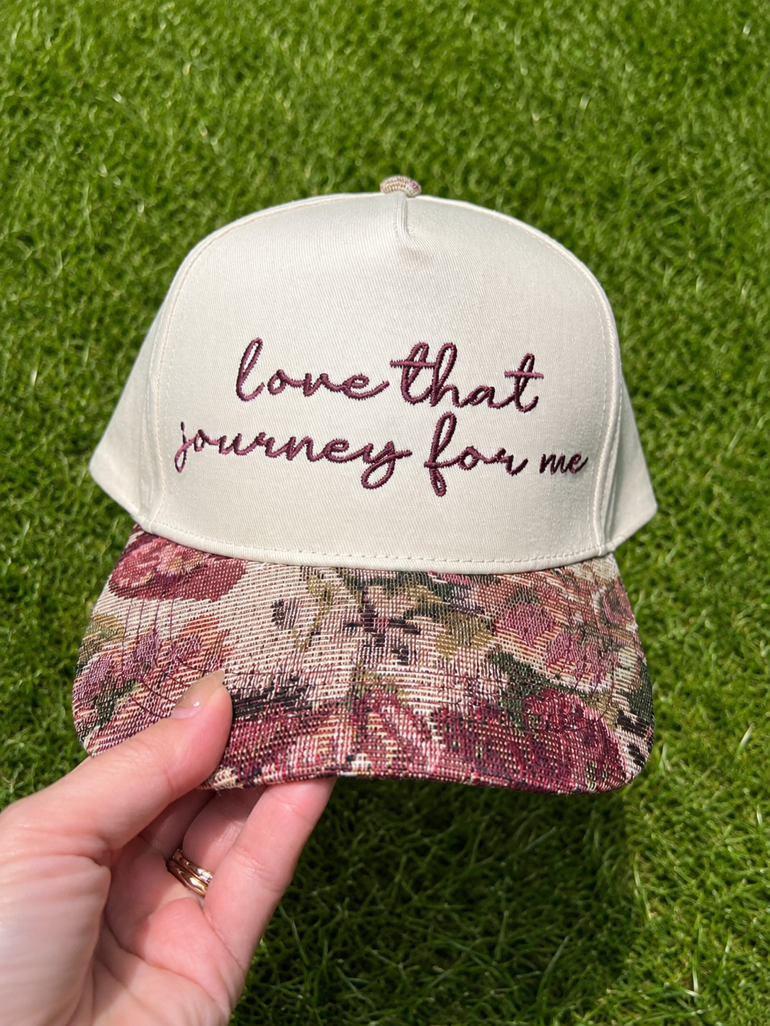 Love That Journey For Me — Embroidered Hat