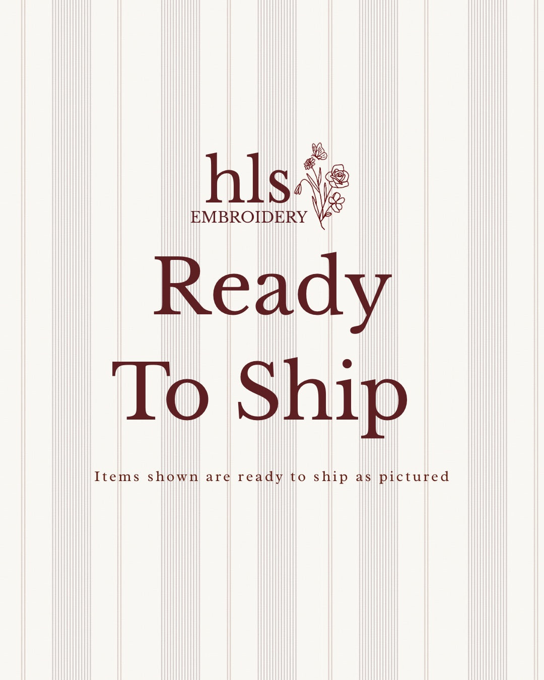 Ready To Ship