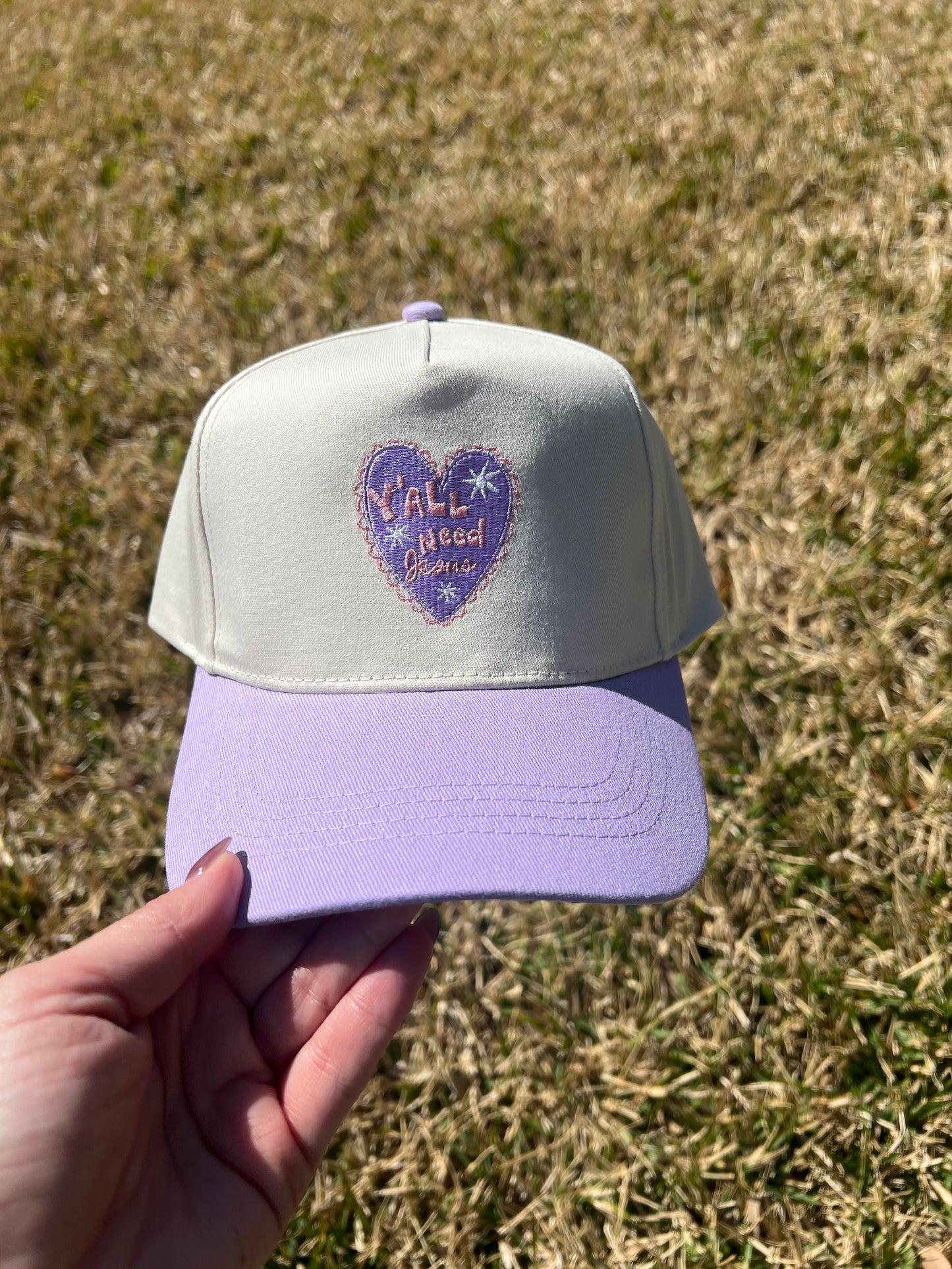 “Y’all Need Jesus” Embroidered Hat