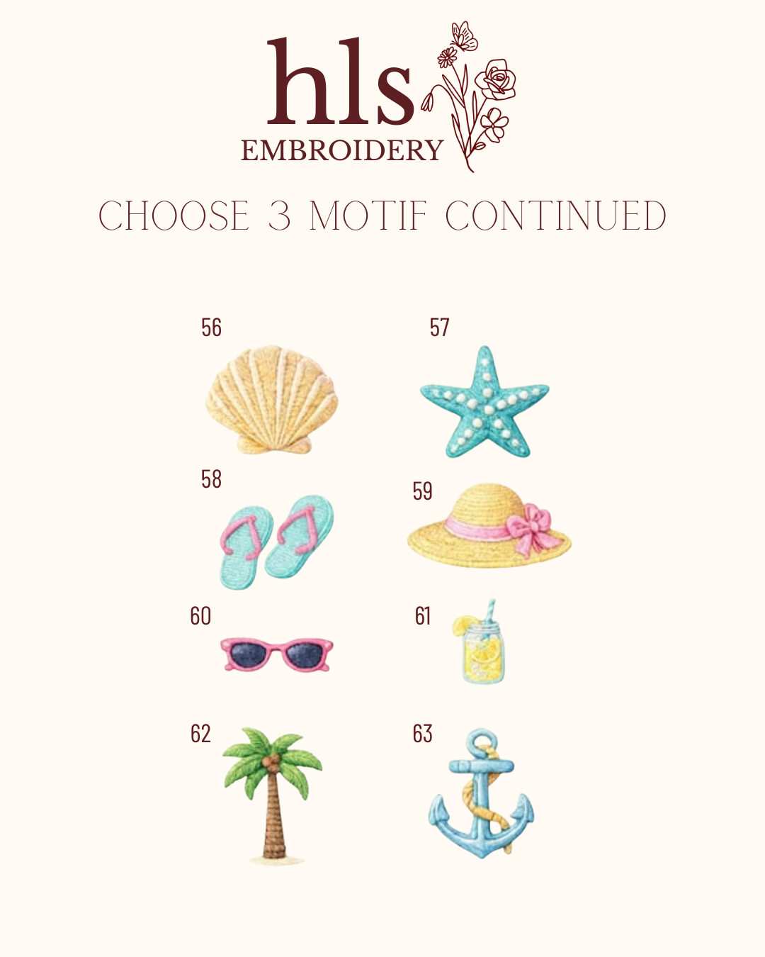 Beach Vibes — Embroidered Tee or Crewneck