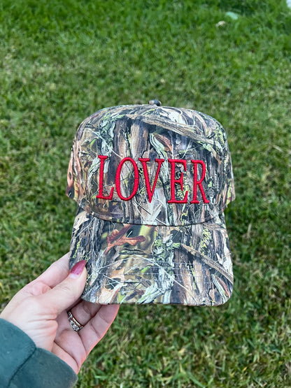 ✨ “LOVER” Embroidered Puff Hat