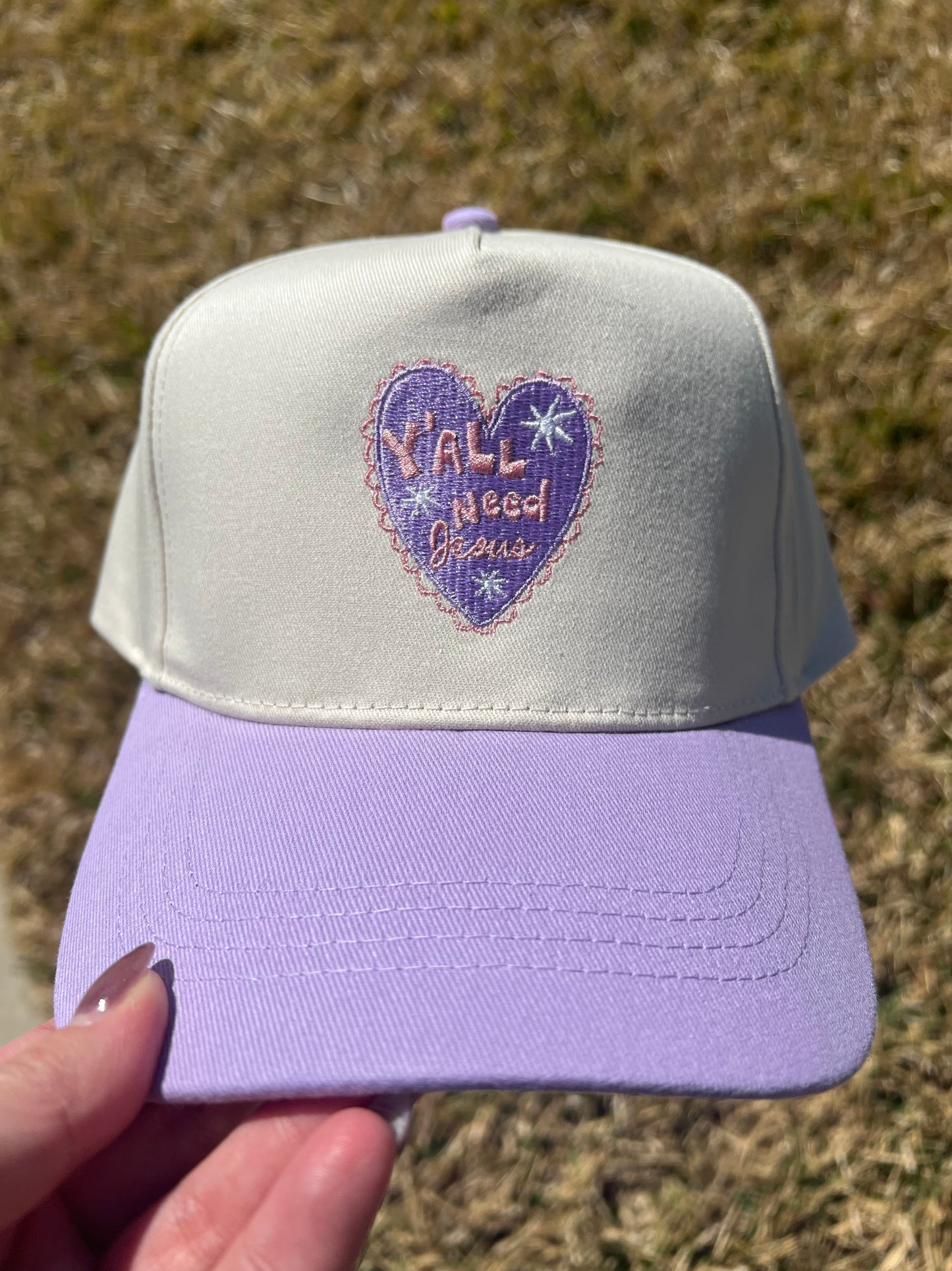 “Y’all Need Jesus” Embroidered Hat
