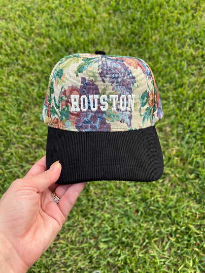 Houston Tapestry Hat — Puff Embroidery