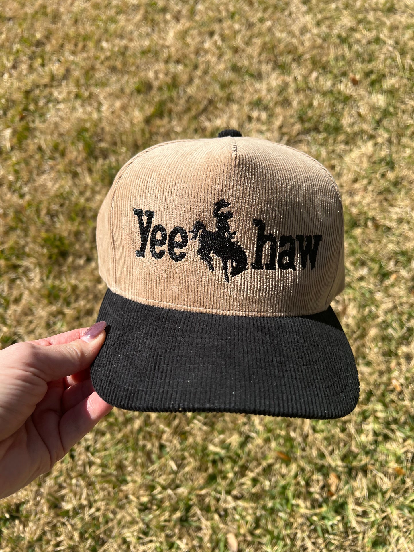 Yee Haw — Bucking Horse Embroidered Hat