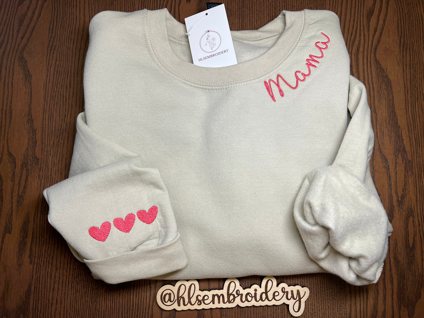 Embroidered crewneck 