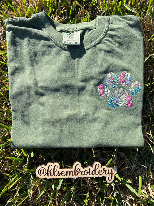 Floral Paw — (Ready To Ship)