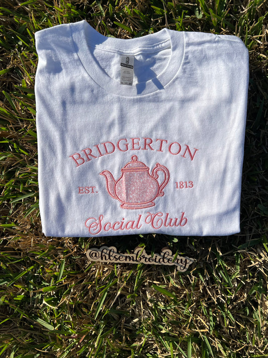 Social Club — Embroidered Tee or Crewneck