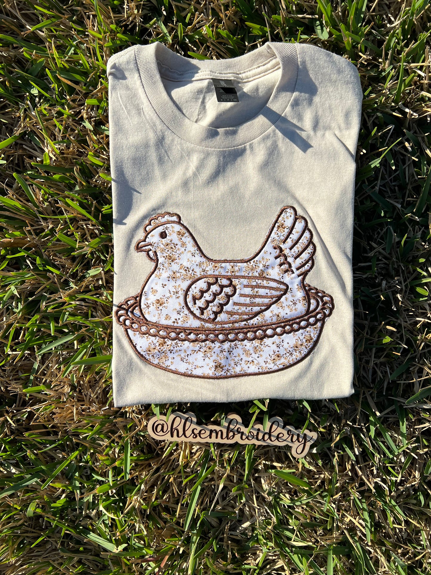 Floral Hen — (Ready To Ship)