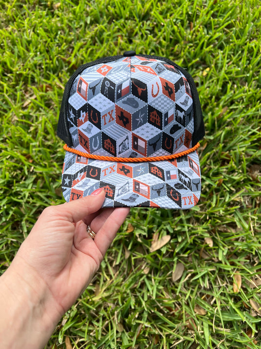 Texas Pattern Trucker Hat