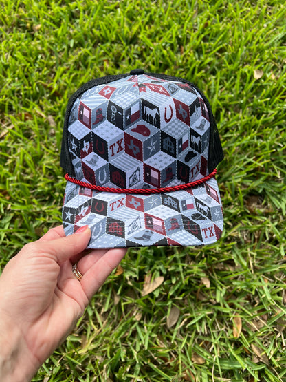 Texas Pattern Trucker Hat