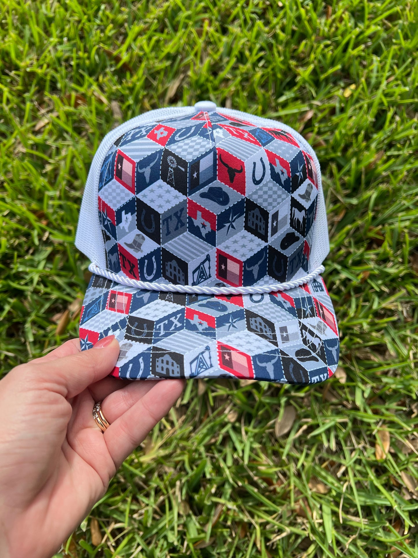 Texas Pattern Trucker Hat