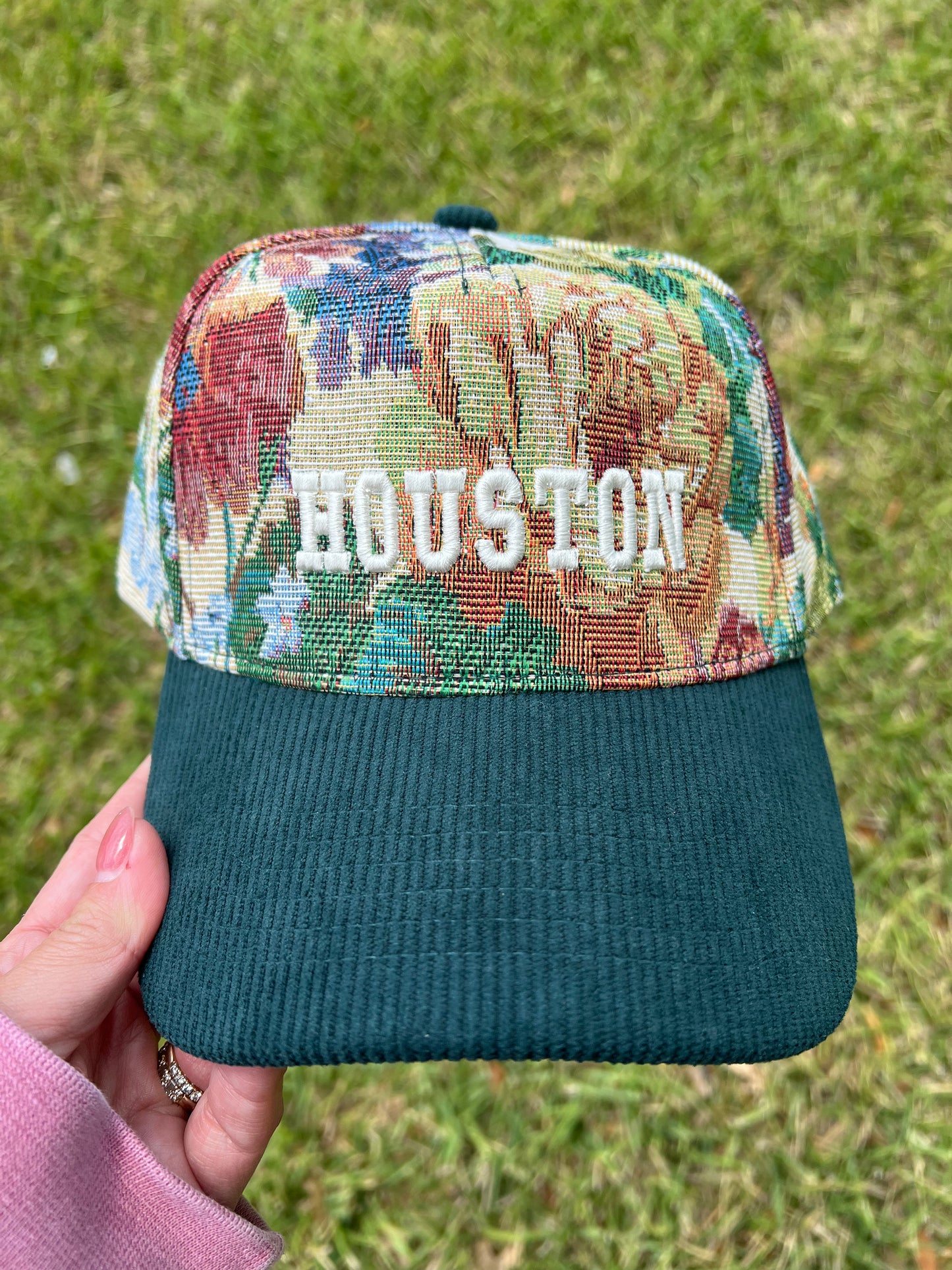Houston Tapestry Hat — Puff Embroidery