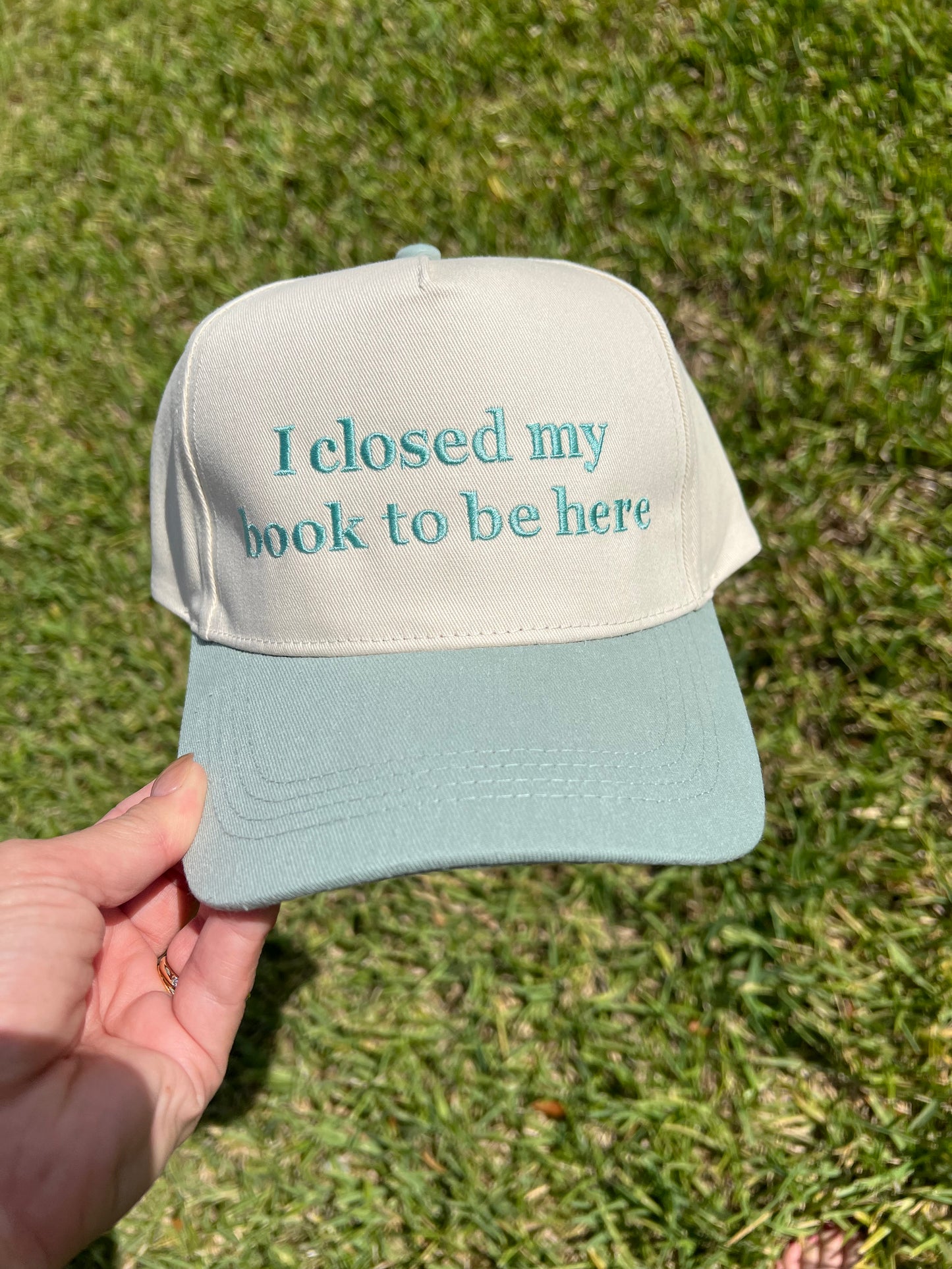 I Closed My Book Hat (Ready To Ship)