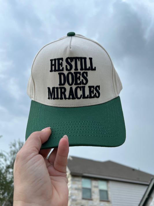 ✨Curated "He Still Does Miracles" Hat Collection