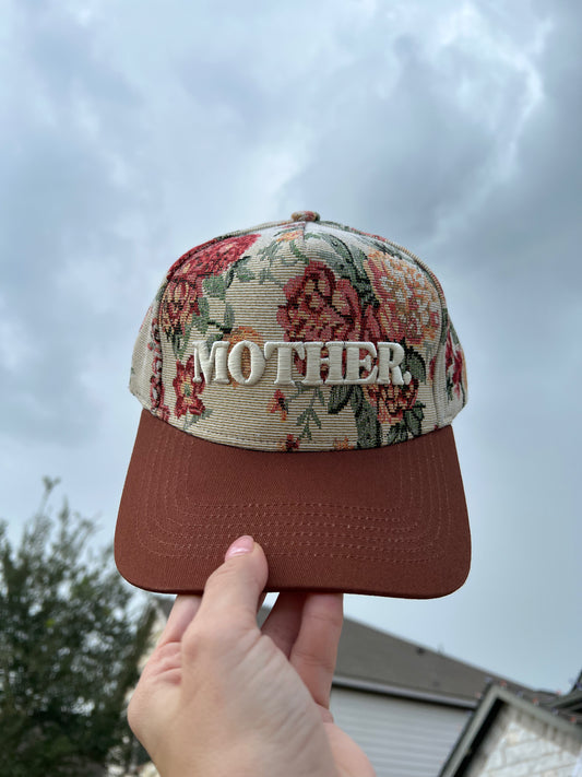 ✨Curated "Mother" Floral Hat Collection