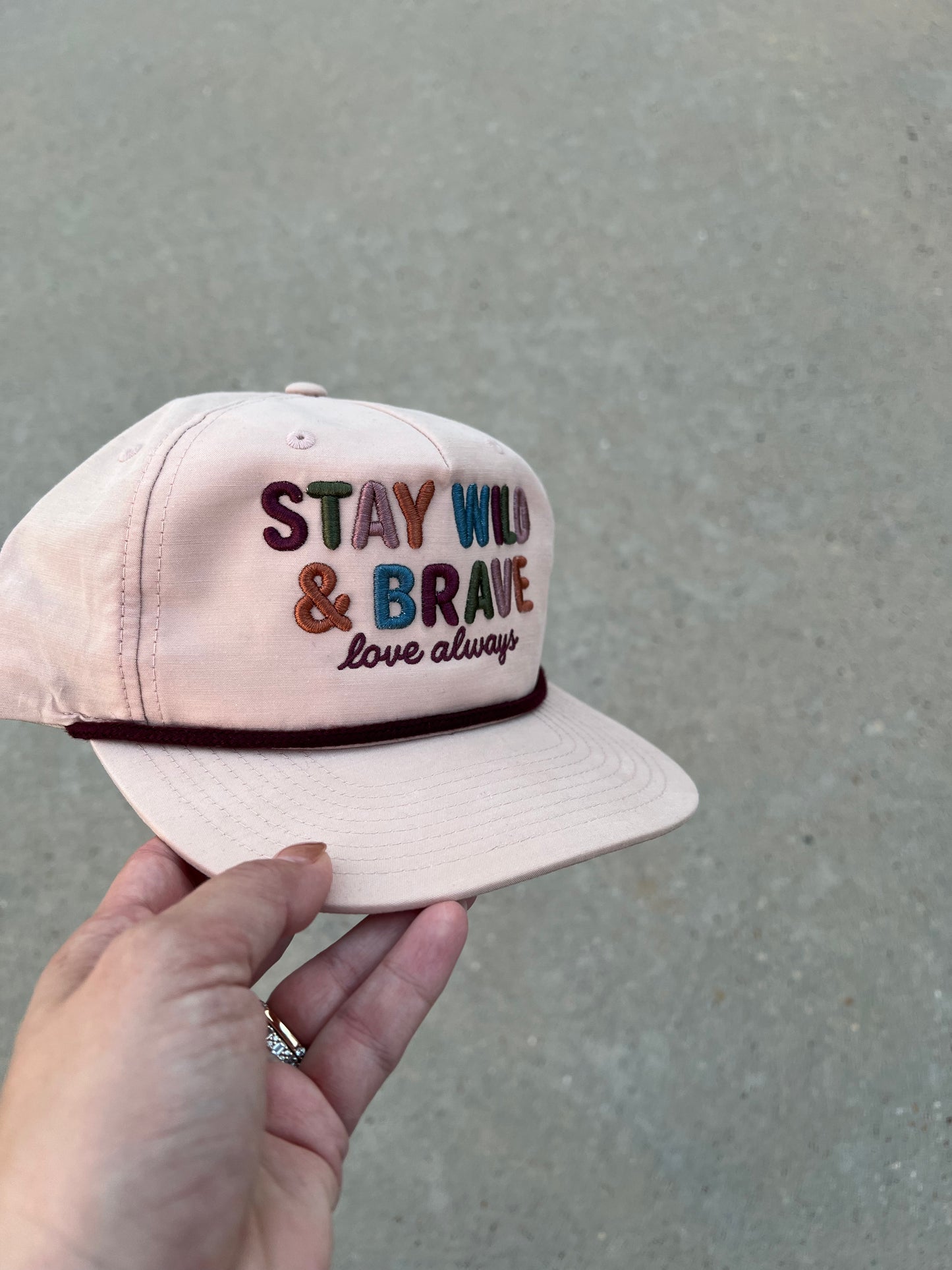 Wild & Brave — Embroidered Hat