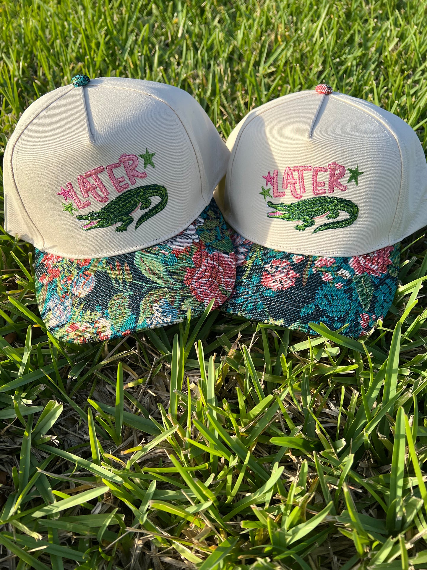Later — Embroidered Hat