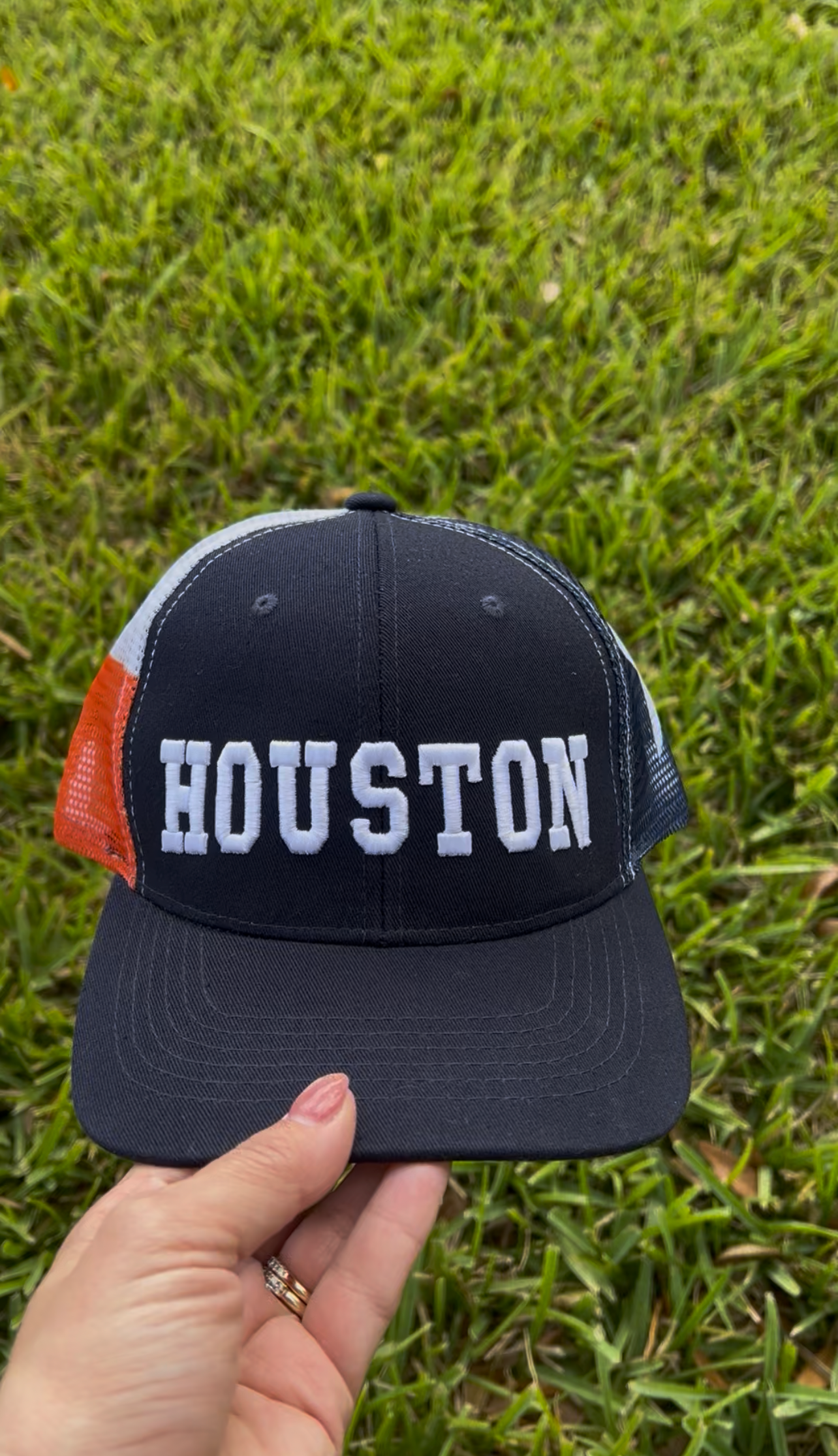 H-Town Puff Embroidered Trucker Hat
