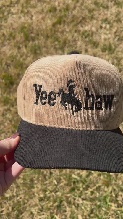 Yee Haw — Bucking Horse Embroidered Hat